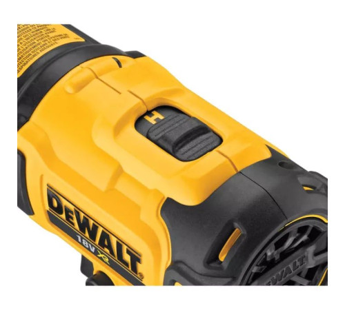 Будівельний фен DeWALT 18В, 290 - 530 °C, 0.5 кг (без АКБ та ЗП) (DCE530N)