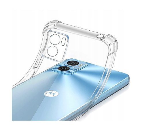 Чохол до мобільного телефона BeCover Anti-Shock Motorola Moto E22/E22i Clear (709321)