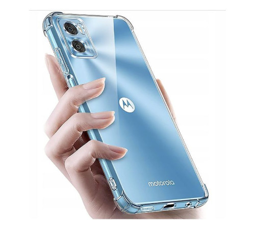 Чохол до мобільного телефона BeCover Anti-Shock Motorola Moto E22/E22i Clear (709321)