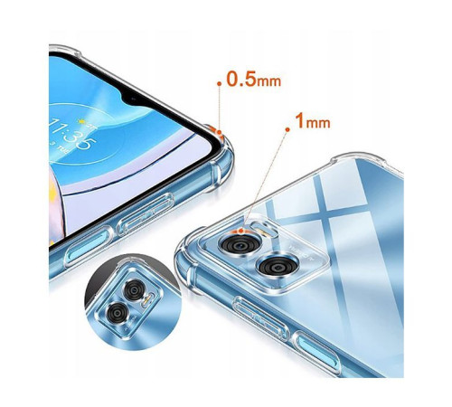 Чохол до мобільного телефона BeCover Anti-Shock Motorola Moto E22/E22i Clear (709321)