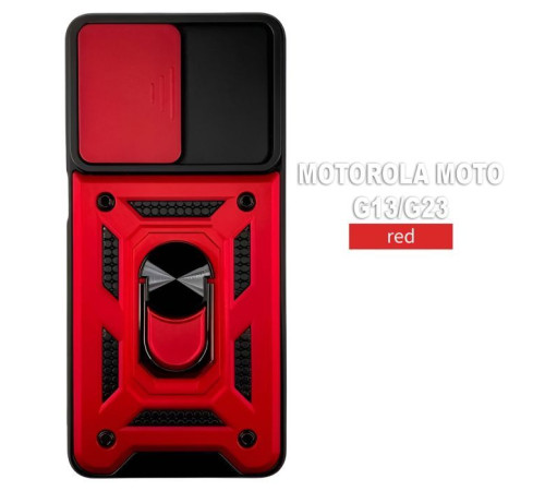 Чохол до мобільного телефона BeCover Military Motorola Moto G13/G23 Red (709100)