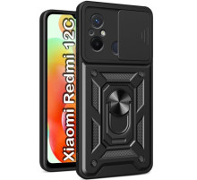 Чохол до мобільного телефона BeCover Military Xiaomi Redmi 12C Black (709165)