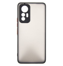 Чохол до мобільного телефона Dengos Matte Xiaomi 12 Lite (black) (DG-TPU-MATT-127)