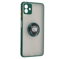 Чохол до мобільного телефона Armorstandart Frosted Matte Ring Samsung A04 (A045) Dark Green (ARM68343)