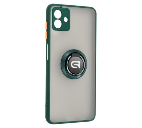 Чохол до мобільного телефона Armorstandart Frosted Matte Ring Samsung A04 (A045) Dark Green (ARM68343)
