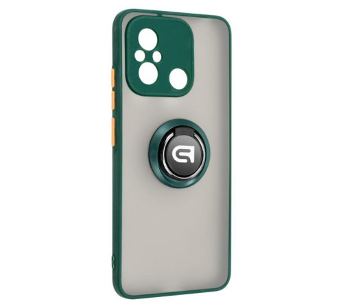Чохол до мобільного телефона Armorstandart Frosted Matte Ring Xiaomi Redmi 12C Dark Green (ARM68371)