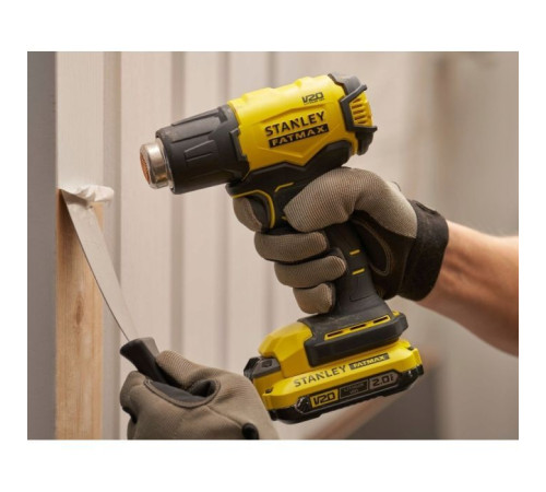 Будівельний фен Stanley FatMax, Li-Ion 18В (V20), 510 °C (без АКБ та ЗП) (SFMCE530B)