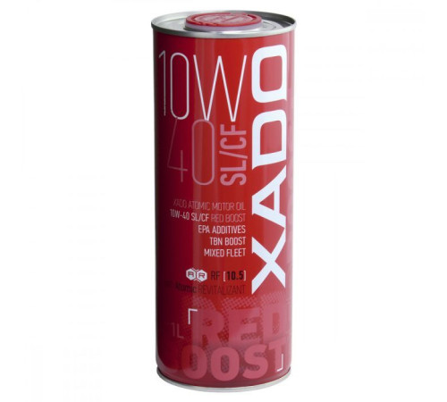 Моторна олива Xado 10W-40 SL/CF, Red Boost 1 л (XA 26144)