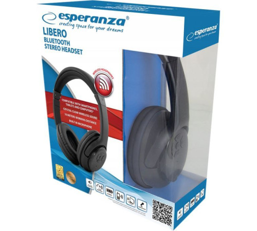 Наушники Esperanza Libero Black (EH163K)