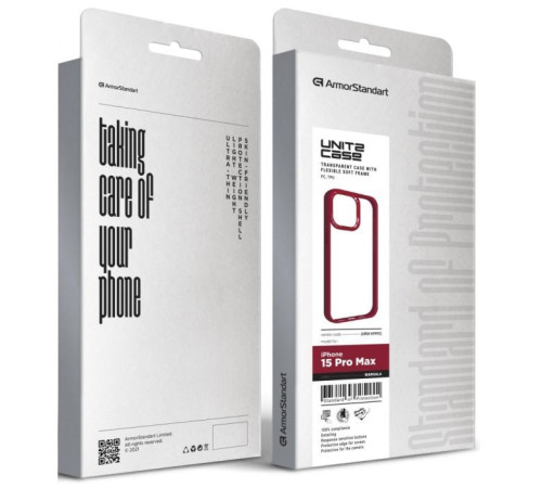 Чохол до мобільного телефона Armorstandart UNIT2 Apple iPhone 15 Pro Max Marsala (ARM69992)