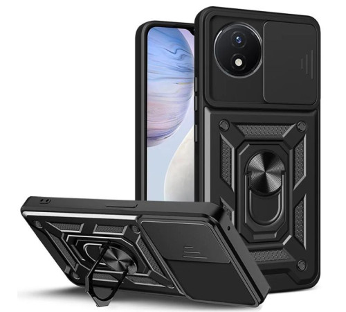 Чохол до мобільного телефона BeCover Military Vivo Y02/Y02A Black (710026)