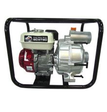 Мотопомпа Vulkan рукав 75мм, 58м3/год, дв. Honda GX200, підйом 26м, брудна вода, SCWT80H (81696)