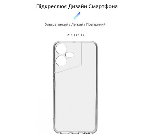 Чохол до мобільного телефона Armorstandart Air Series Tecno POVA NEO 3 (LH6n) Camera cover Transparent (ARM70380)