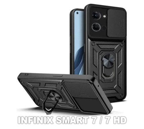 Чохол до мобільного телефона BeCover Military Infinix Smart 7 (X6515) / 7 HD (X6516) Black (710138)