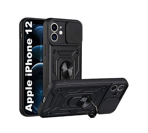 Чохол до мобільного телефона BeCover Military Apple iPhone 12 Black (709951)