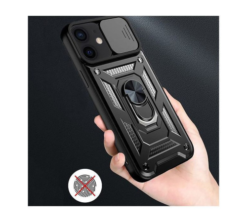 Чохол до мобільного телефона BeCover Military Apple iPhone 12 Black (709951)