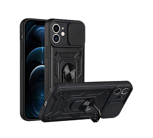 Чохол до мобільного телефона BeCover Military Apple iPhone 12 Black (709951)