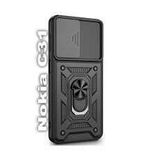 Чохол до мобільного телефона BeCover Military Nokia C31 Black (709986)