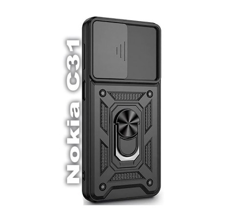 Чохол до мобільного телефона BeCover Military Nokia C31 Black (709986)