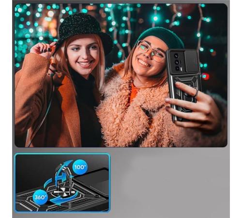 Чохол до мобільного телефона BeCover Military Poco F5 Pro Black (709997)