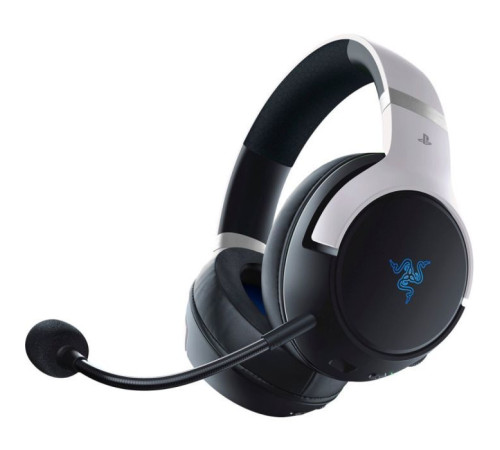 Навушники Razer Kaira Pro Hyperspeed for PS5 Bluetooth White-Black (RZ04-04030200-R3G1)