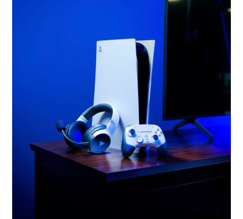 Навушники Razer Kaira Pro Hyperspeed for PS5 Bluetooth White-Black (RZ04-04030200-R3G1)