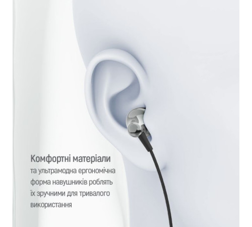 Навушники ColorWay Slim 3.5 mm Wired Earphone Blast 1 Black (CW-WD01BK)