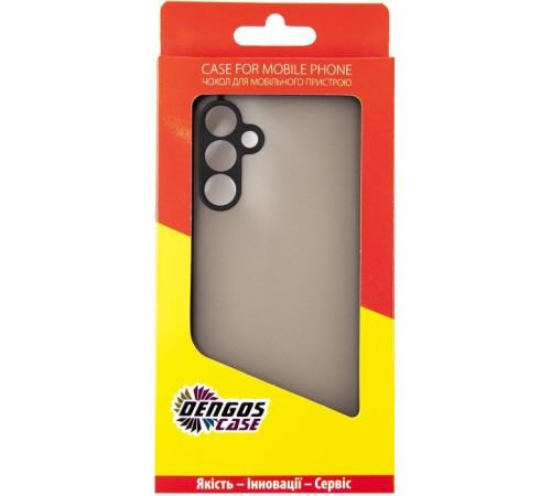 Чехол для мобильного телефона Dengos Matte Samsung Galaxy A25 5G (black) (DG-TPU-MATT-139)