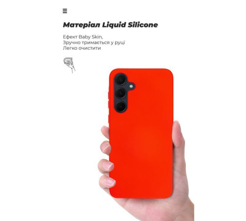 Чохол до мобільного телефона Armorstandart ICON Case Samsung A35 5G (A356) Red (ARM74321)