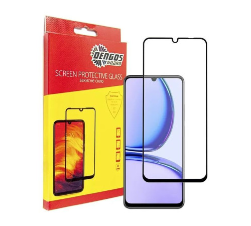 Чохол до мобільного телефона Dengos Kit for Realme C51 case + glass (Mint) (DG-KM-61)