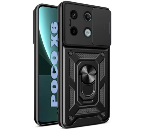 Чохол до мобільного телефона BeCover Military Poco X6 Black (711006)