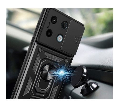 Чохол до мобільного телефона BeCover Military Poco X6 Black (711006)