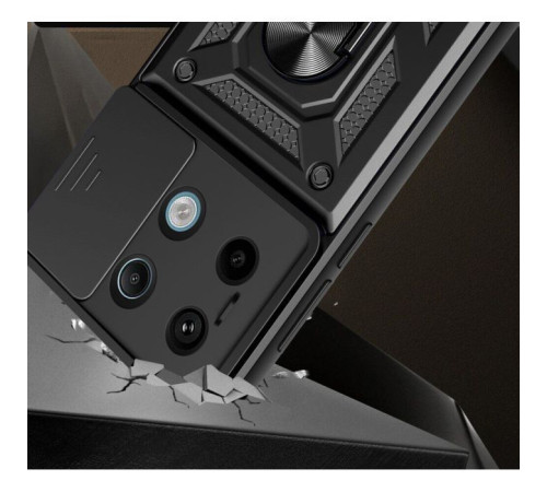 Чохол до мобільного телефона BeCover Military Poco X6 Black (711006)