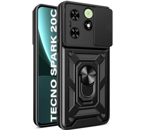 Чохол до мобільного телефона BeCover Military Tecno Spark 20C (BG7n) Black (710685)