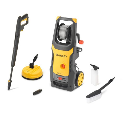 Мийка високого тиску Stanley 1.6 кВт, 125 бар, шланг 6 м (SXPW16E)