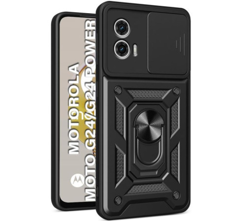 Чохол до мобільного телефона BeCover Military Motorola Moto G24/G24 Power Black (710722)