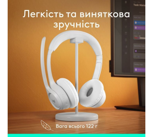 Навушники Logitech Zone 300 Bluetooth Off-White (981-001417)
