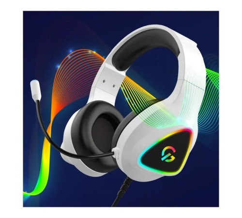 Навушники GamePro HS615 RGB White (HS615)