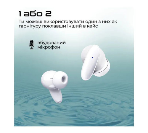 Навушники Promate Lush White (lush.white)