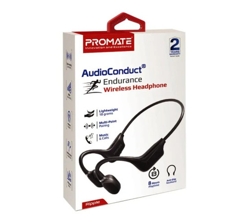 Навушники Promate Ripple Black (ripple.black)