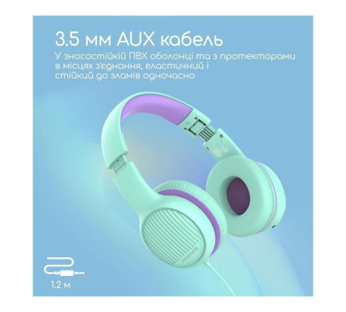 Навушники Promate Simba Emerald (simba.emerald)