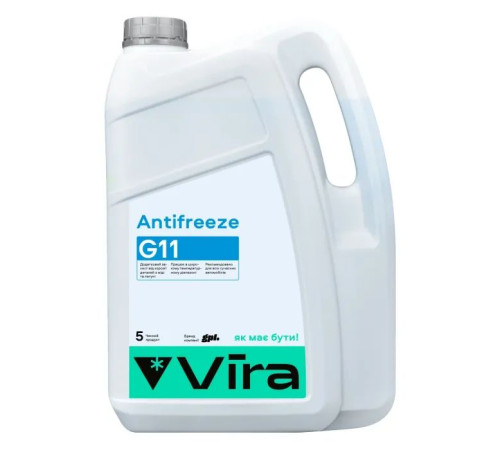 Антифриз VIRA -40 °C G11 синя 5 кг (VI0021)
