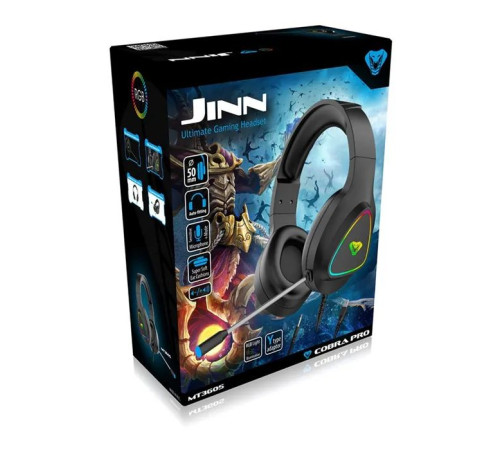 Навушники Media-Tech Cobra Pro Jinn RGB Black (MT3605)