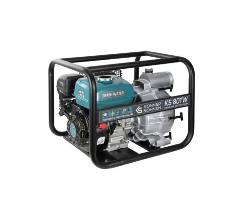 Мотопомпа Konner&Sohnen KS 80TW для брудної води, 7.0к.с, 1100л/хв, 35кг (KS80TW)