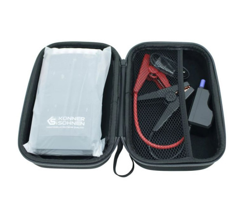 Пуско зарядний пристрій Konner&Sohnen портативний KS JS-1400, 18000mAh, струм 700А/пік 1400А, 0.95кг (KSJS-1400)