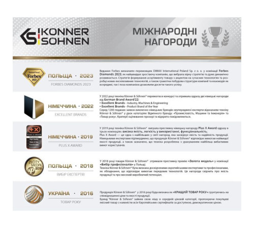 Пуско зарядний пристрій Konner&Sohnen портативний KS JS-1400, 18000mAh, струм 700А/пік 1400А, 0.95кг (KSJS-1400)