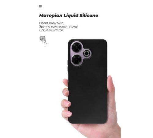 Чохол до мобільного телефона Armorstandart ICON Xiaomi Redmi 13 4G / Poco M6 4G Black (ARM78262)