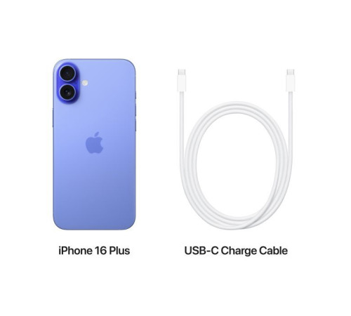 Мобільний телефон Apple iPhone 16 Plus 128GB Ultramarine (MXVX3)