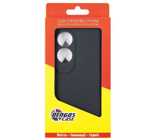 Чохол до мобільного телефона Dengos Carbon OPPO A60 Black (DG-TPU-CRBN-203)