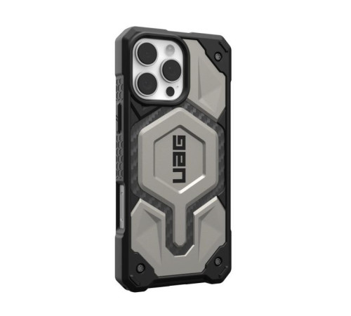 Чохол до мобільного телефона UAG iPhone 16 Pro Max Monarch Pro Magsafe Titanium (114457113636)